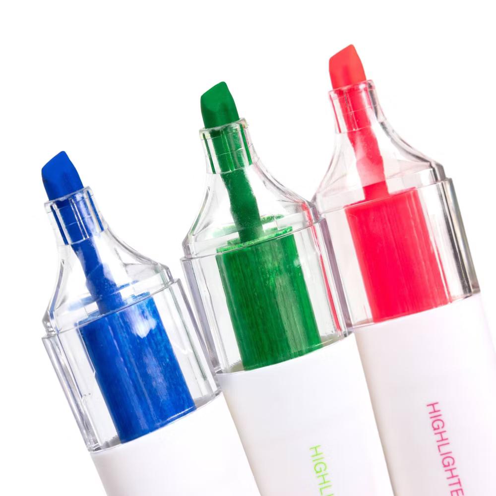 Evolve 5pk Highlighters See-Through Barrel 5.0mm color Ink - Image 3