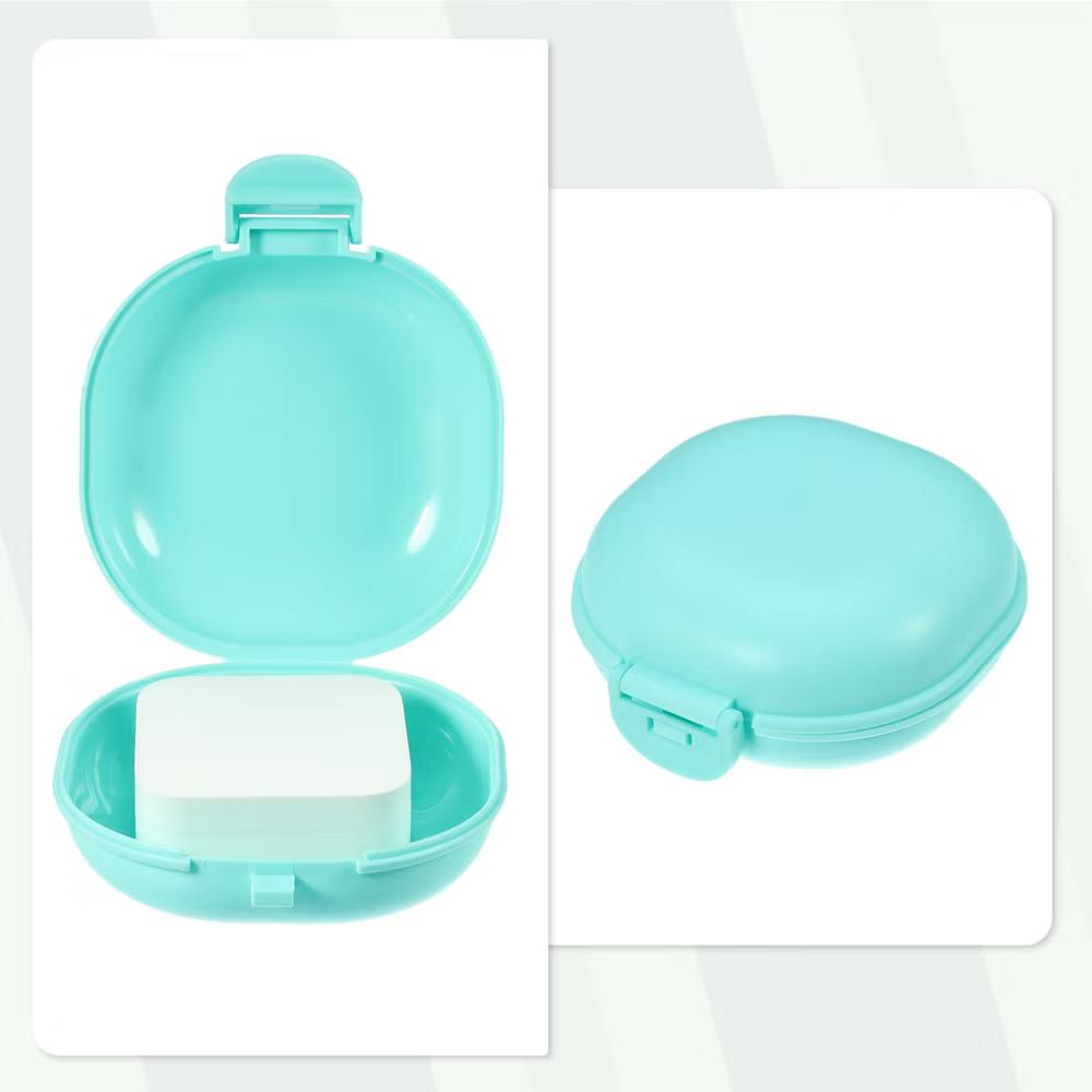 Travel Portable Soap Box 3.58"x3.46"x1.69" 1 Pc - Image 9