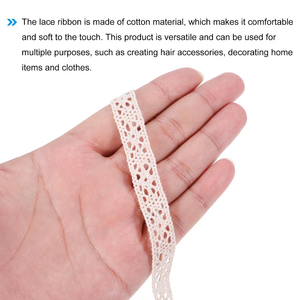 Cotton Elastic Lace Ribbon - Image 4