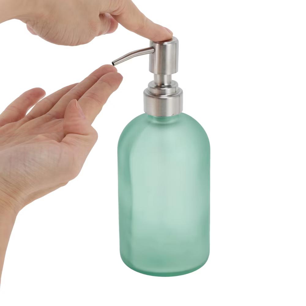 Simple Cylindrical Soap Pump Dispenser for Kitchen 400ml 1 Pc - Image 24