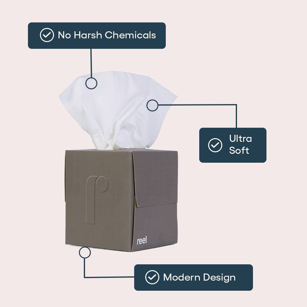 Reel Paper Premium Bamboo 3-Ply Facial Tissue - Image 4
