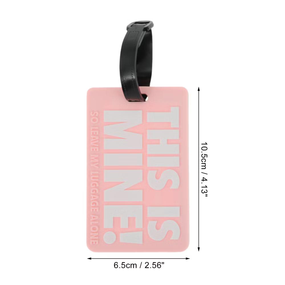 THIS IS MINE Pattern Luggage Tag 1 Pc - Image 14