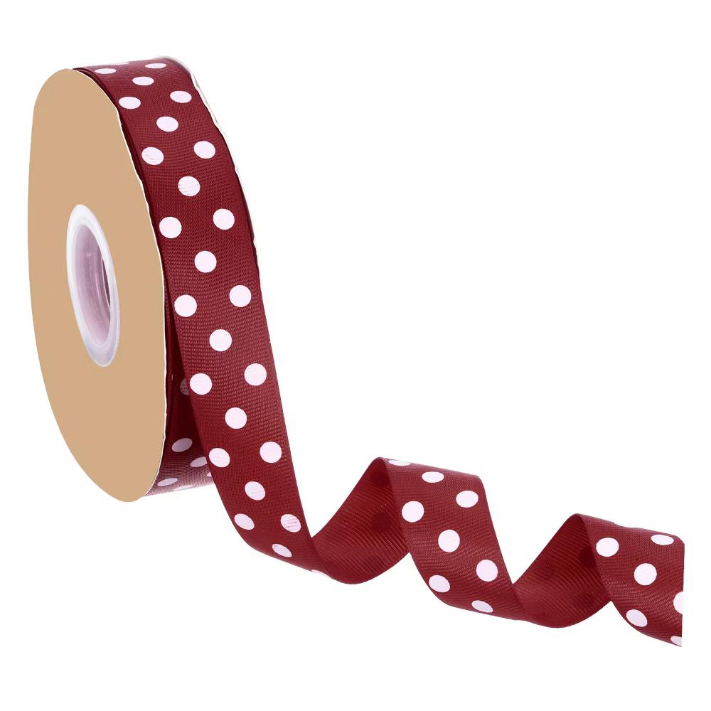 Wired Edge Craft Embellishments Polka Dot Grosgrain Ribbon 48 Yards - Image 22