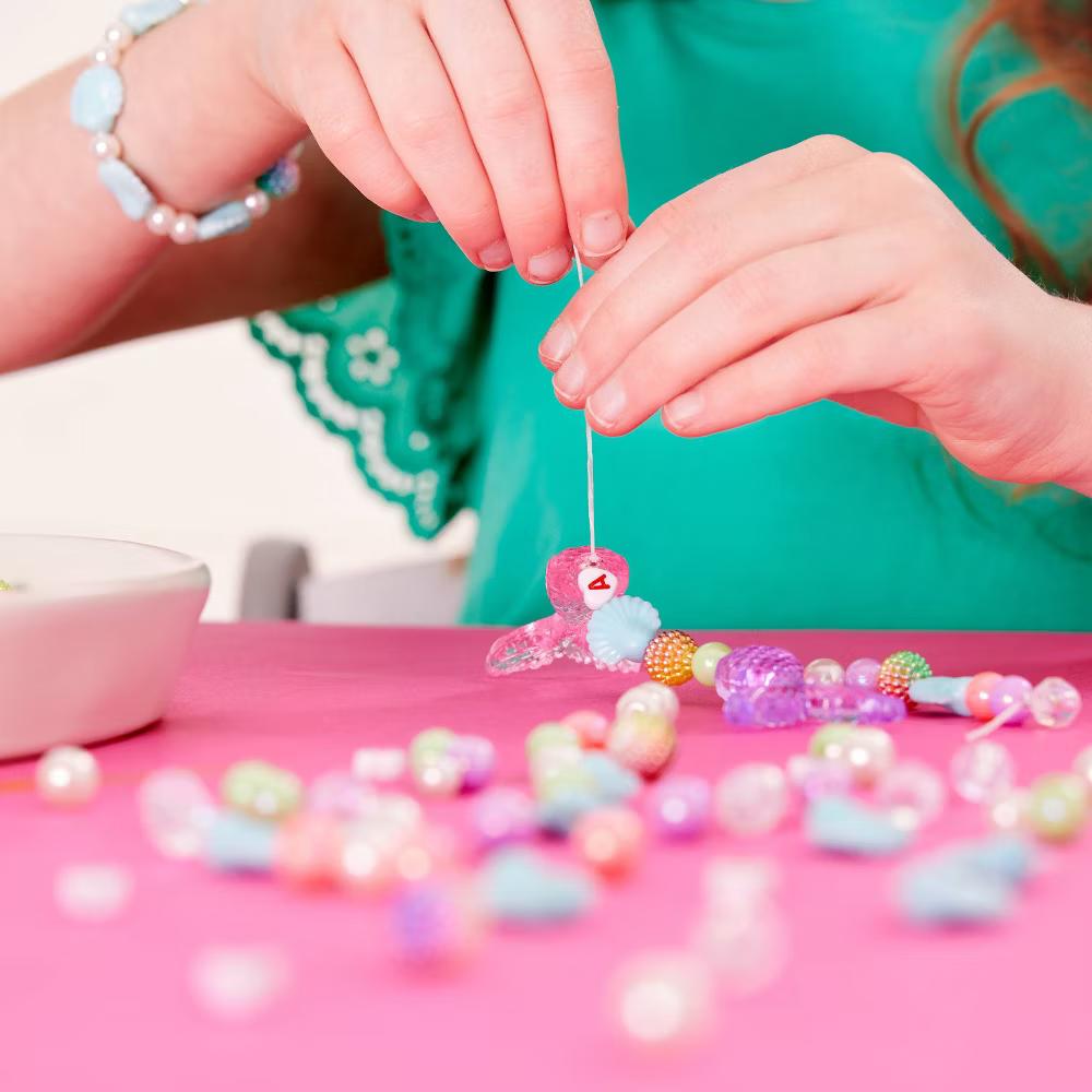Creativity for Kids Mermaid Bead Jewelry Jar: Craft Kit with Beads & Cord for Ages 6 - Image 7