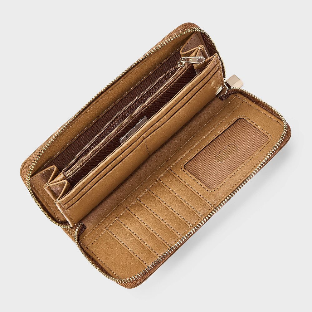 Large Zip Wallet with Charm - Image 13