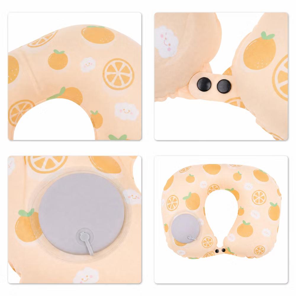 Ice Silk Inflatable Travel Pillow 1 Pc - Image 21