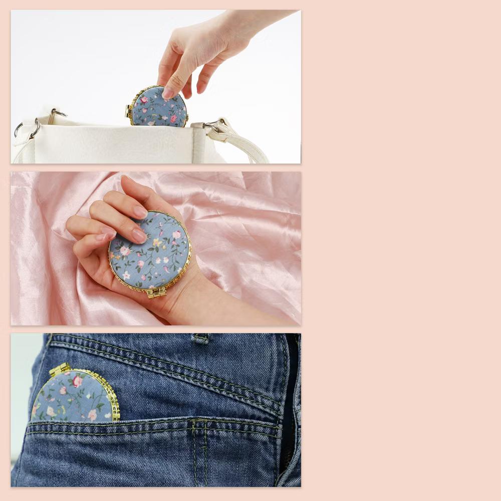 Compact Portable Round Mini Mirror for Purse 1 Pc - Image 11