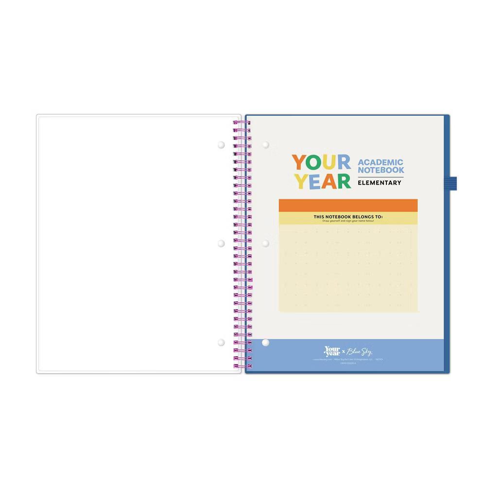 Blue Sky Your Year Elementary Weekly/Monthly Planner Wirebound 8.5"x11" Gummy Bears Cream - Image 7