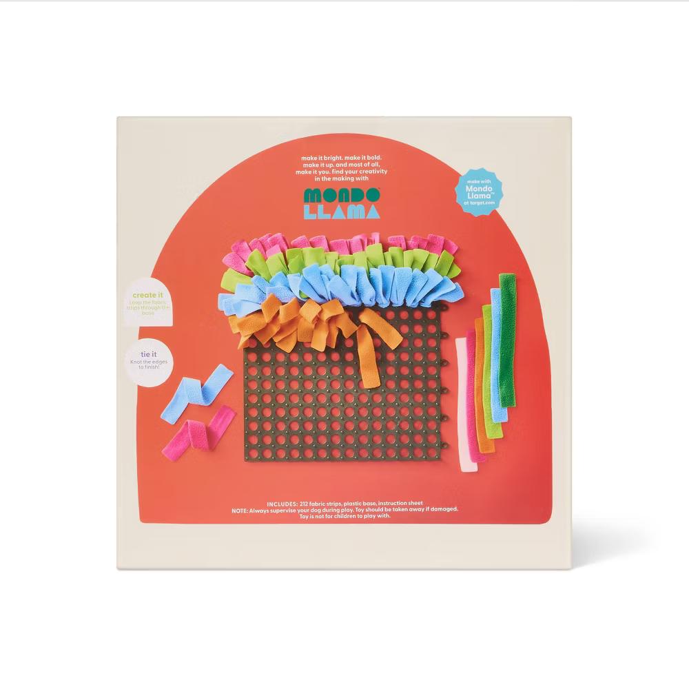 Pets Craft Fleece Enrichment Snuffle Mat Activity Kit - Image 2