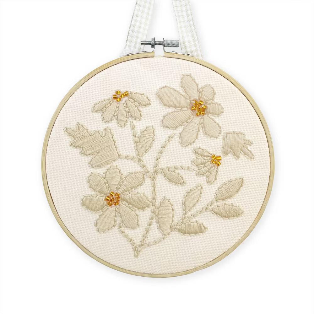 Embroidery Kit Cream
