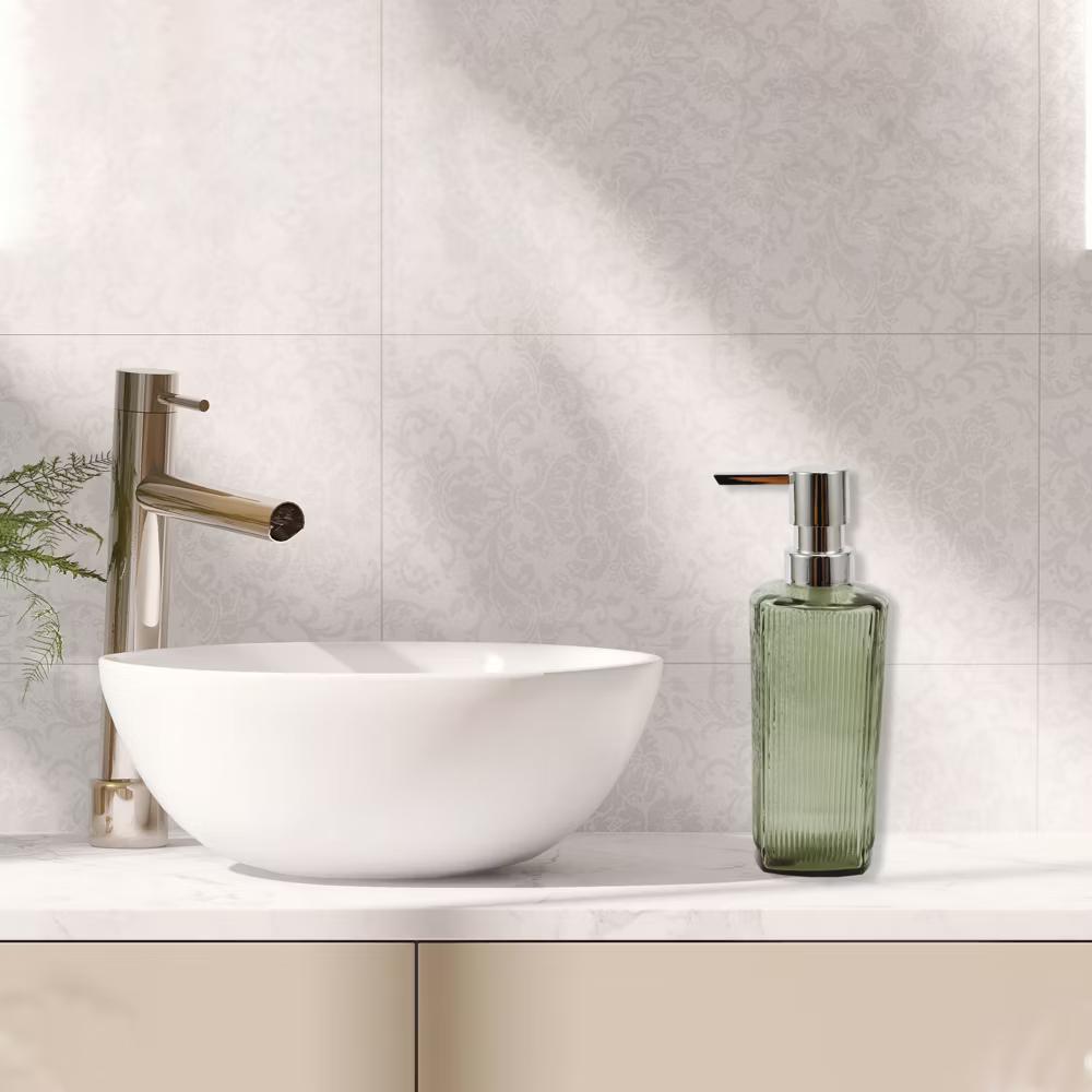 Classic Vertical Lines Soap Pump Dispenser for Bathroom 350ml 1 Pc - Image 68