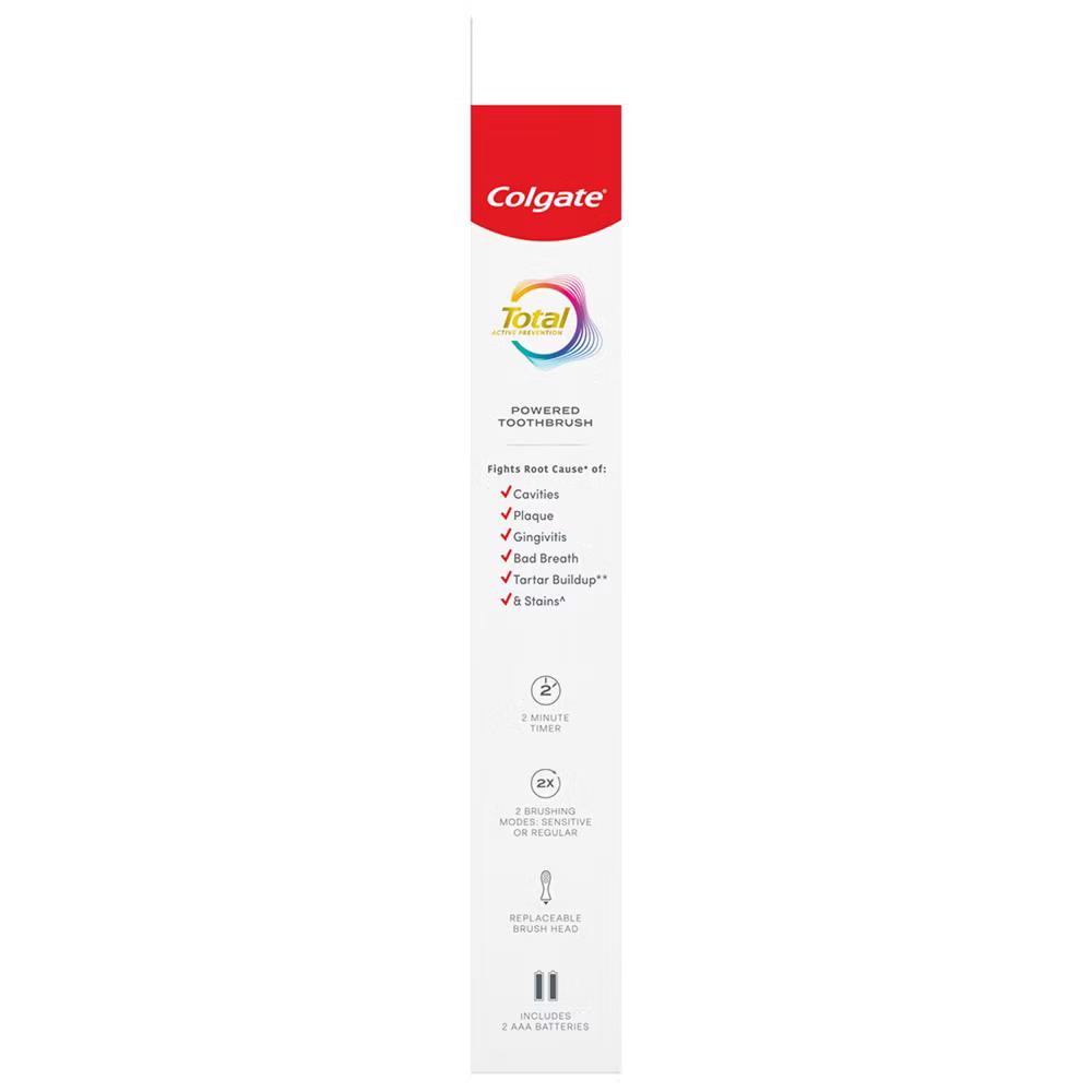 Total Active Prevention Battery Powered Electric Toothbrush - Soft - White - Image 12