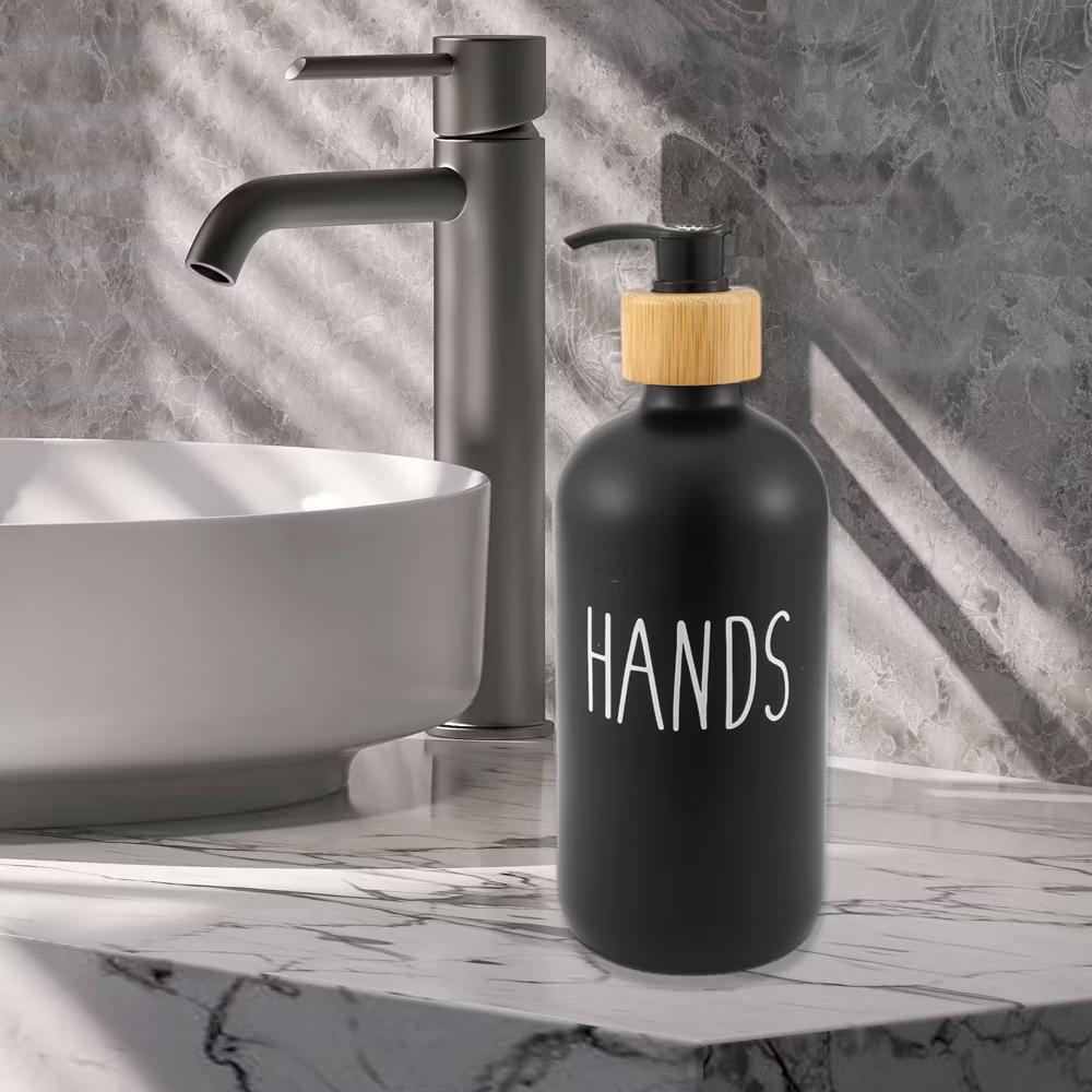 Elegant Contains the Letters DISHES Soap Pump Dispenser for Bathroom 16.9oz 1 Pc - Image 24