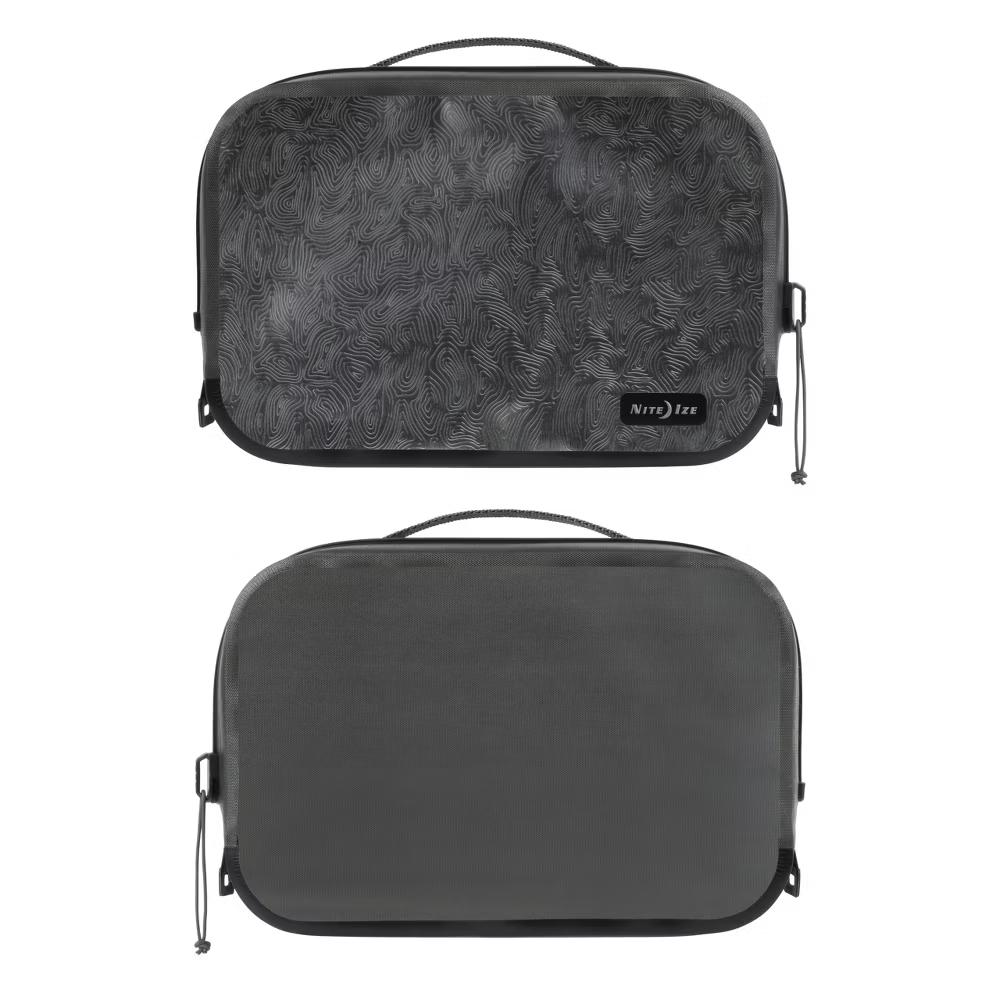 Nite Ize RunOff Waterproof Packing Cube - Waterproof Packing Cube for Travel - Dry Travel Bag with Compression - Charcoal, Medium - Image 7