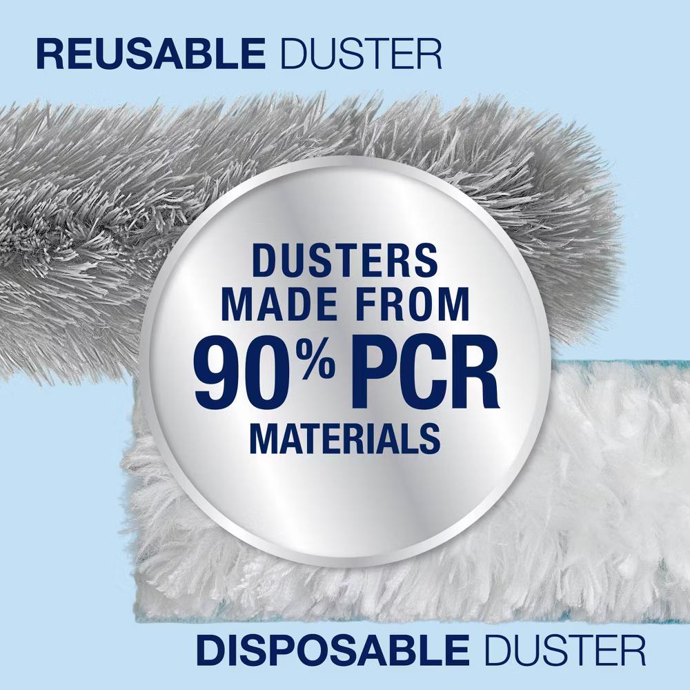 Bona High Performance Dusting System Reusable Dusting Sleeves 2ct Short Handle Duster Kit - Image 8