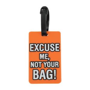 EXCUSE Pattern Luggage Tag 1 Pc