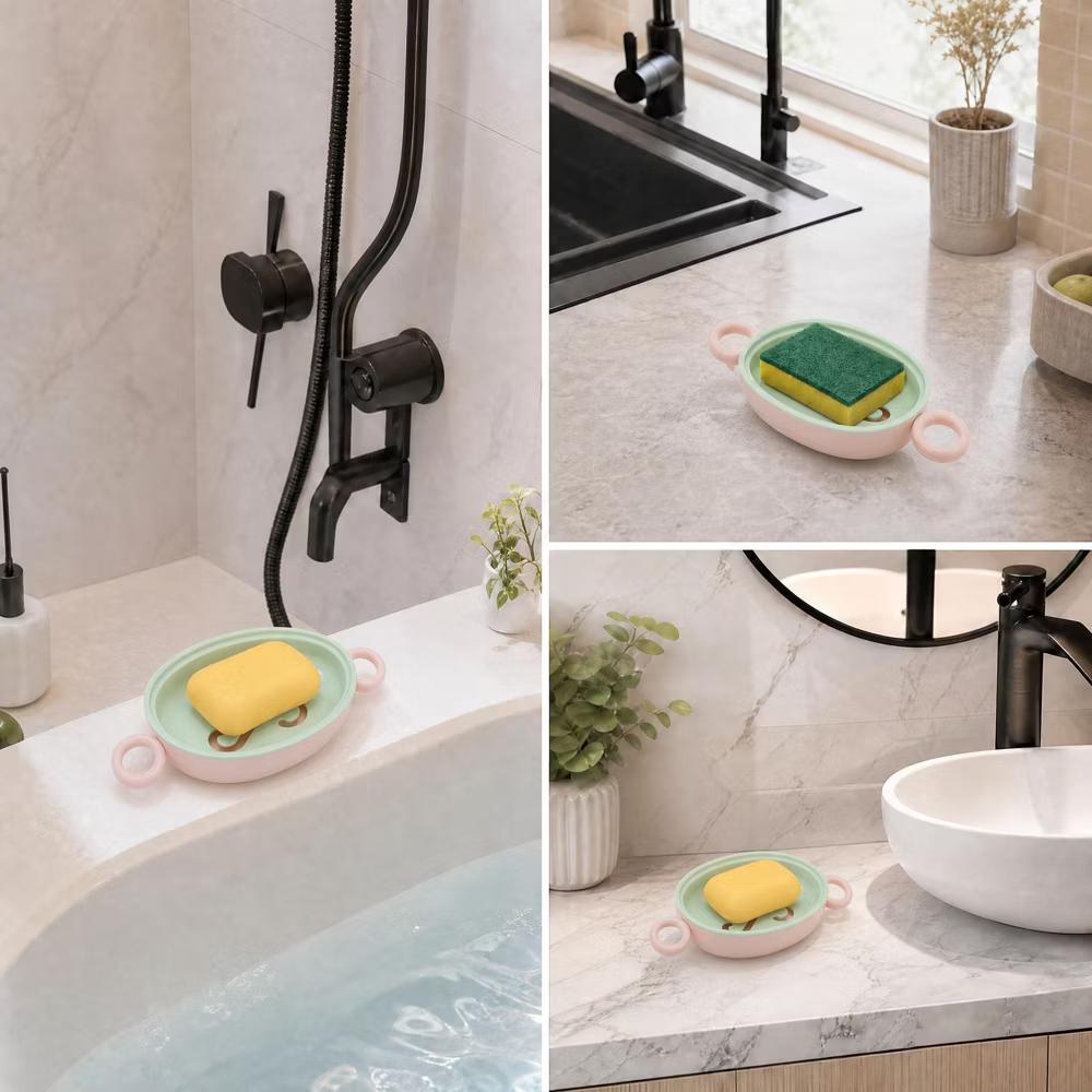 Cute Durable Soap Dish 1 Pc - Image 14