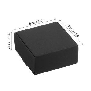 Paper Homemade Square DIY Craft Presents Packaging Boxes 40 Pcs