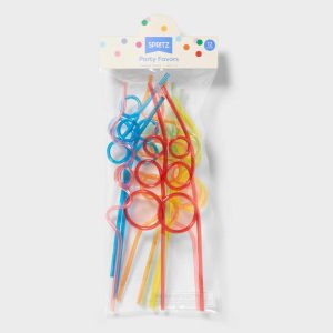 12ct Squiggle Straws