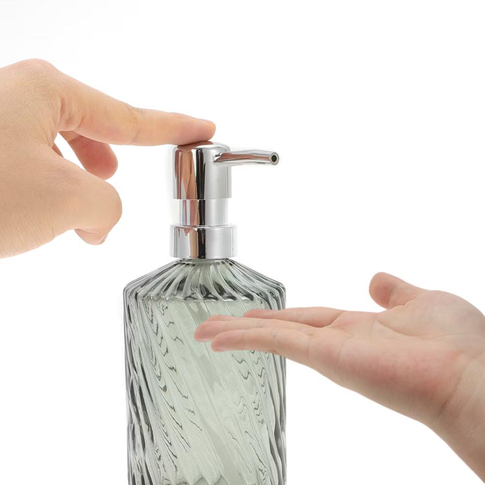 Durable Cylinder Twill Lines Soap Dispenser 1 Pc - Image 35