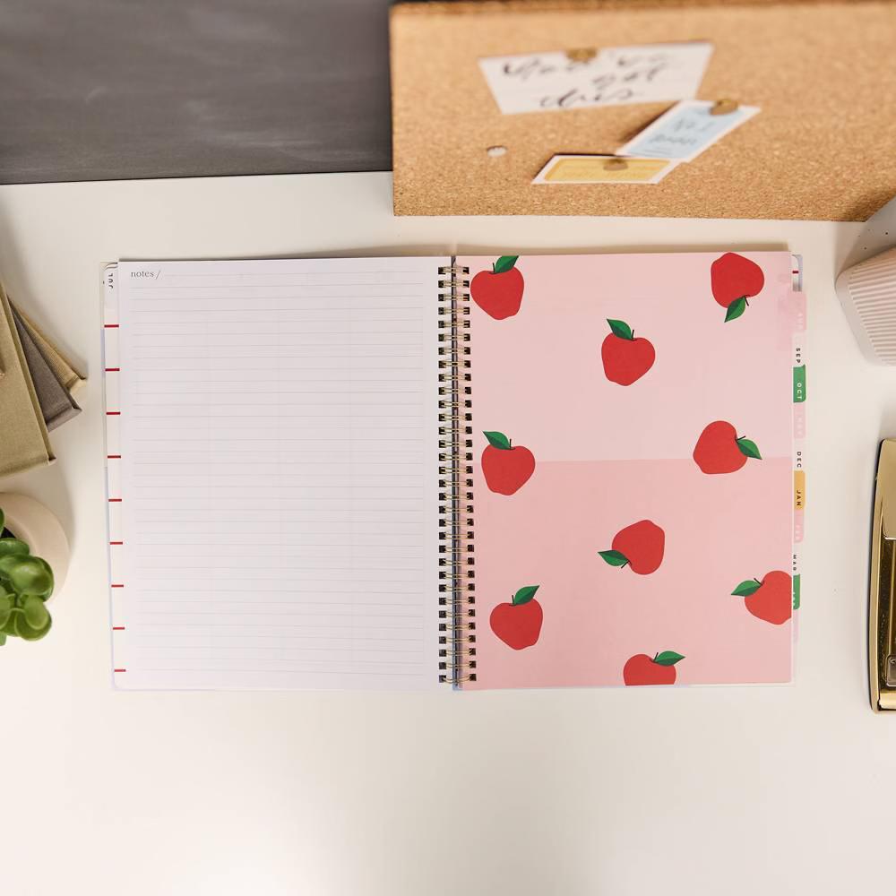 Happy Brands 2026-2027 9.375"x11.875" Organized Colorblock Pop Big 12 Months Twin Loop Dated Teacher Planner - Image 15