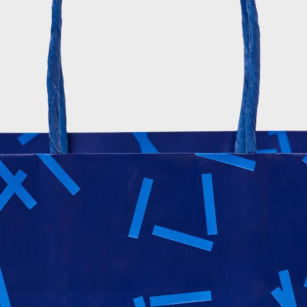 Small Sprinkles Gift Bag Navy/Blue - Image 2