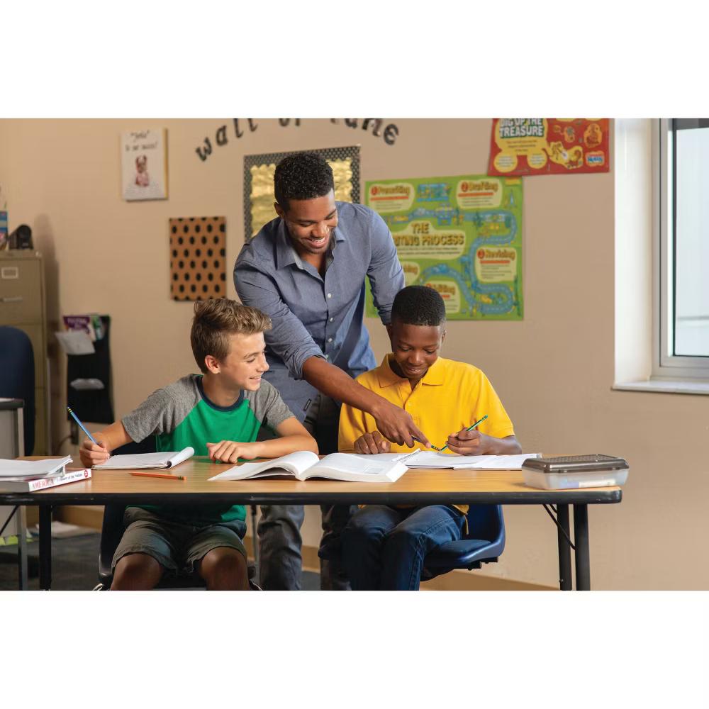 Ticonderoga 10ct Pencil Presharp Striped: Presharpened School Supplies for Kids, Back to School Essentials - Image 3