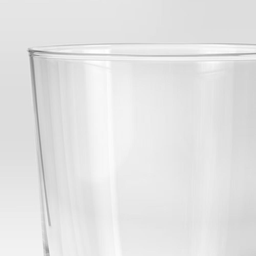13.2 fl oz Glass Bower Short Tumbler Clear - Image 2