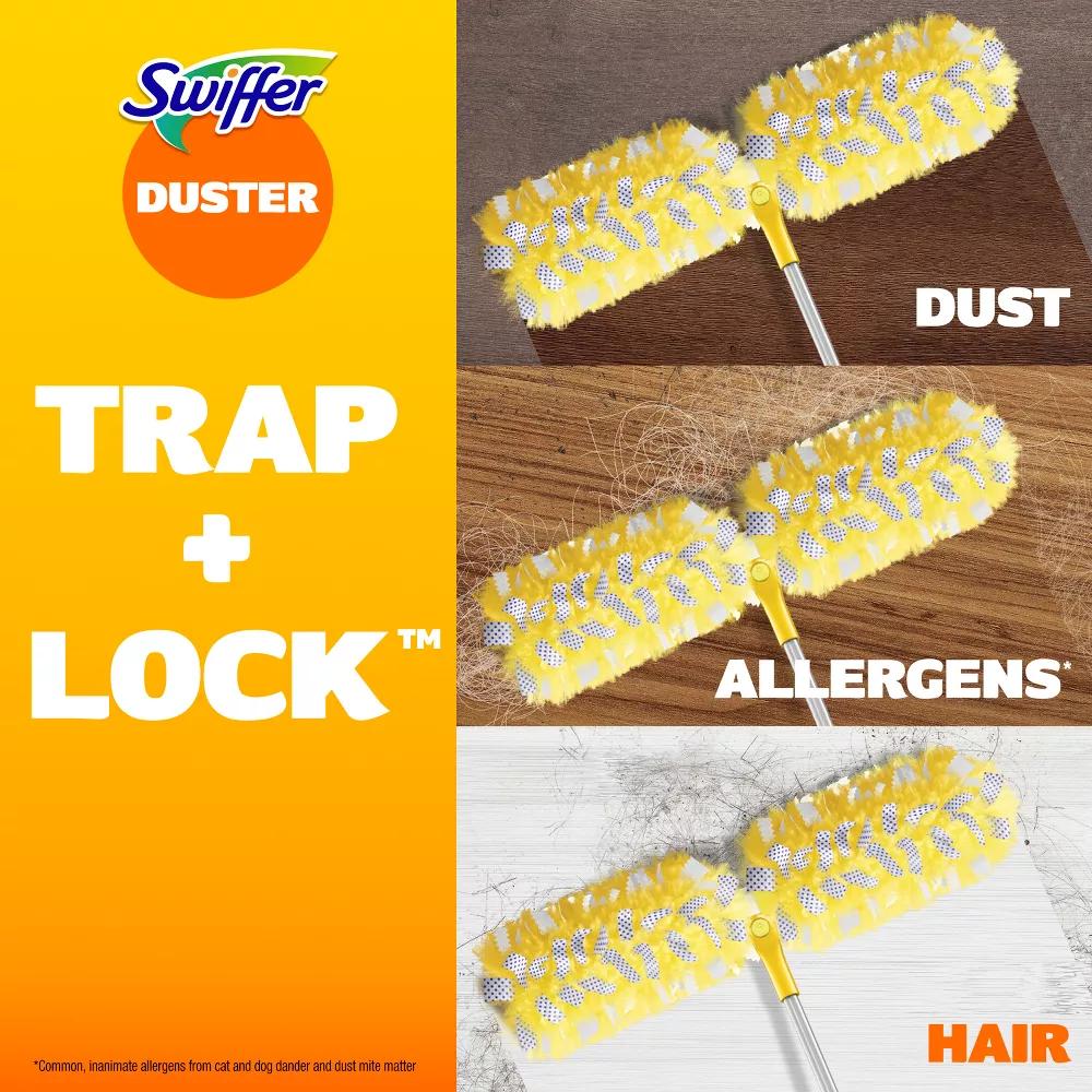 Swiffer Heavy Duty Megasize Duster Kit Lemon Scent - 9pc: Multipurpose, Multi-Surface - Image 9