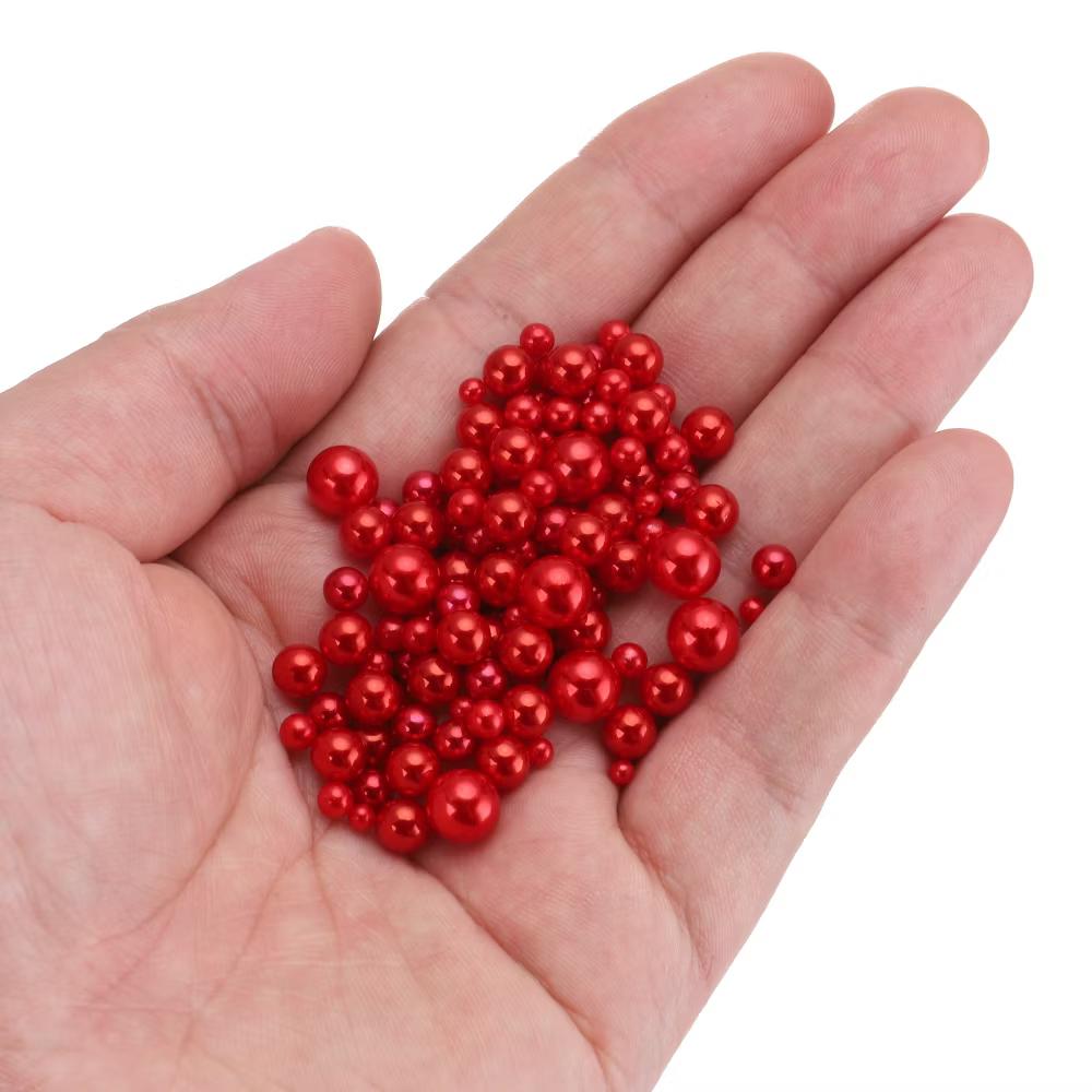 No Hole ABS Round Faux Pearl for Vase Fillers DIY Home Decoration 800 Pcs - Image 64