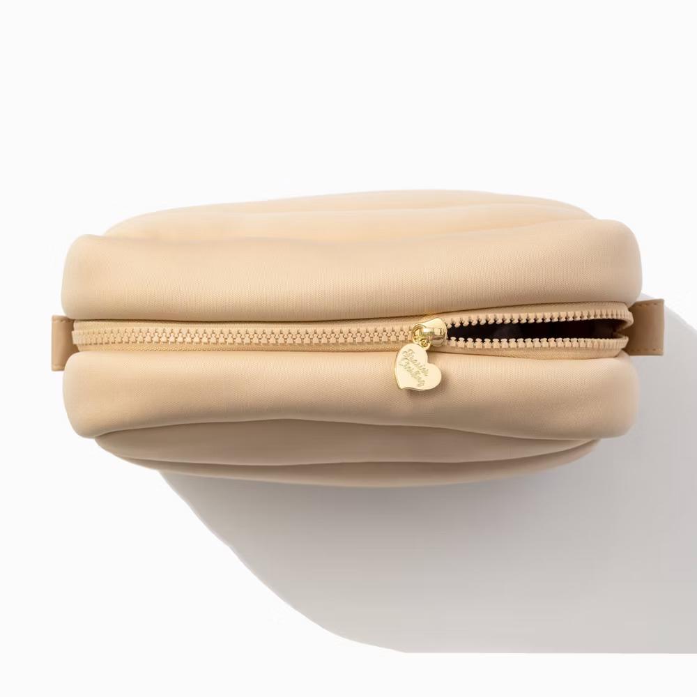 Frasier Sterling Puffer Cosmetic Pouch - Sand - Image 4
