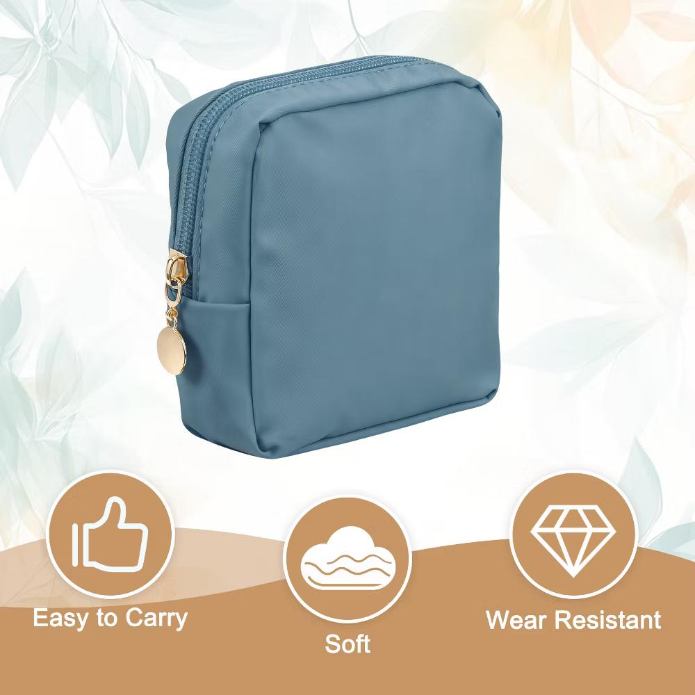 Storage Organize Travel Mini Cute Square Makeup Bag - Image 5