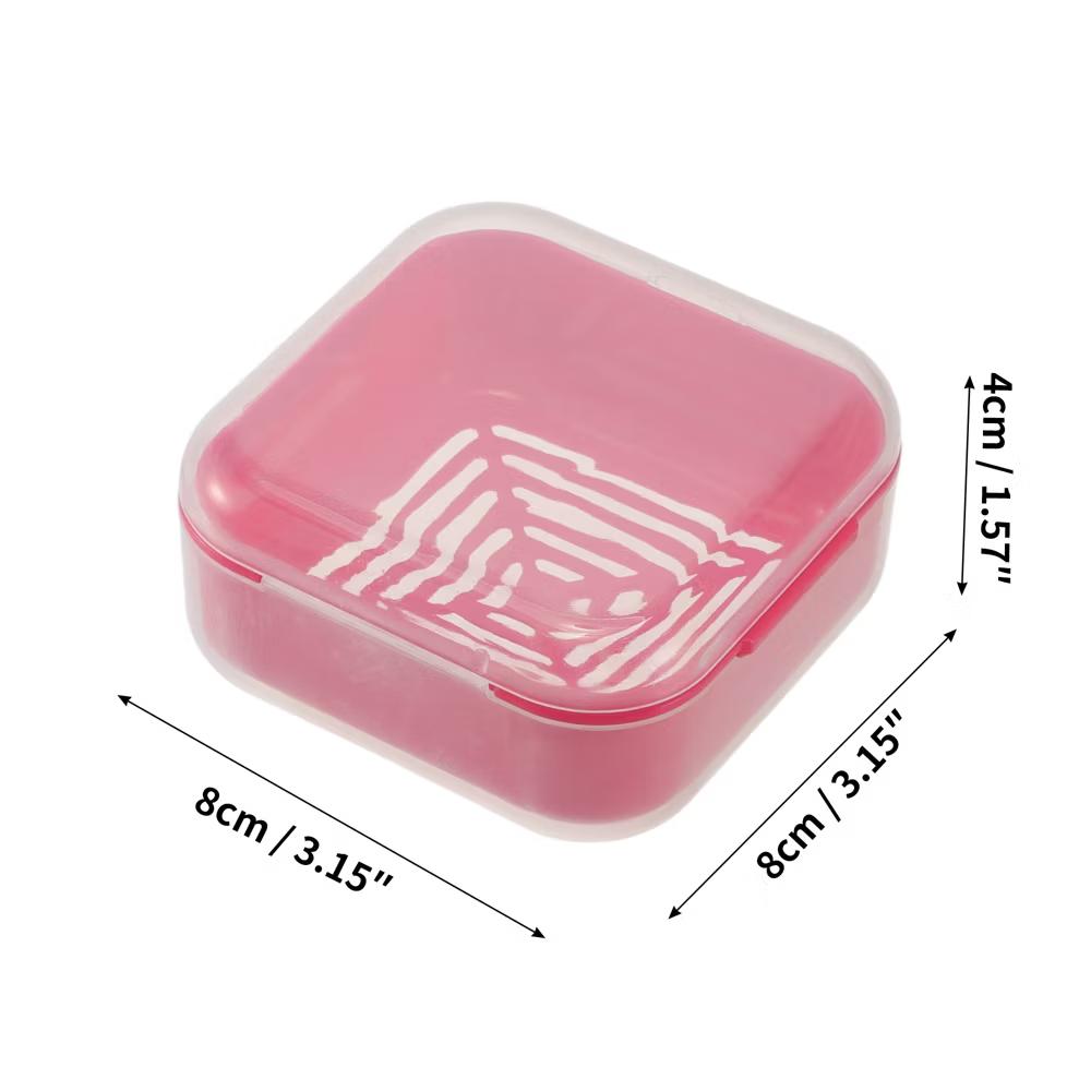 Square Double-layer Drain Soap Dish 1 Pc - Image 34